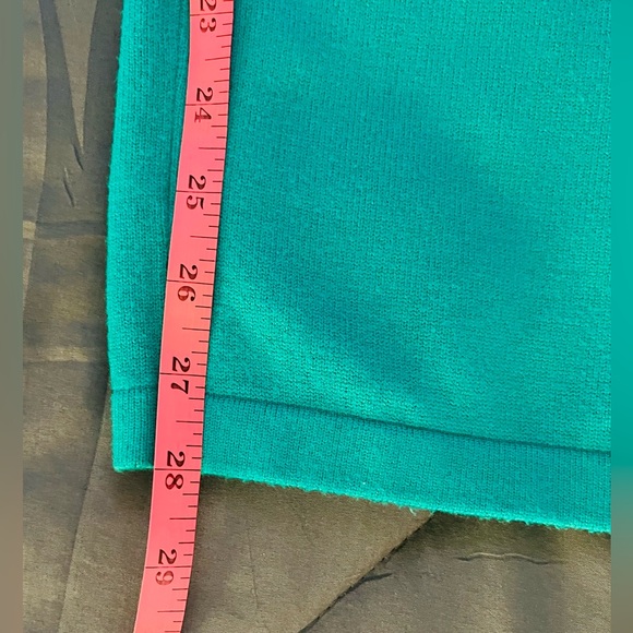 PINK QUEEN Women’s 2-piece Green and White Striped Sweater Set. Size: (XL)💚 - Picture 10 of 12